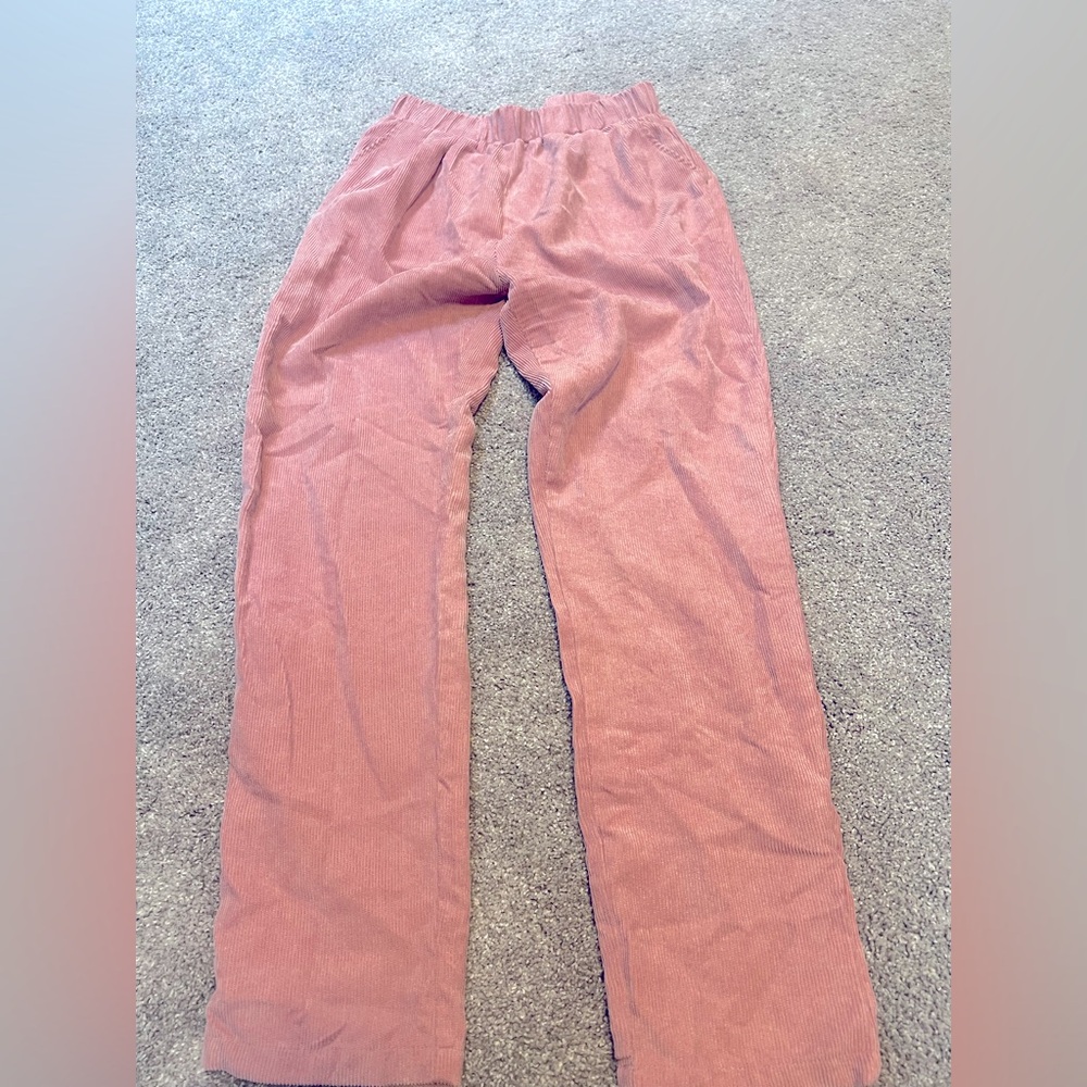 Corduroy Pink Pants